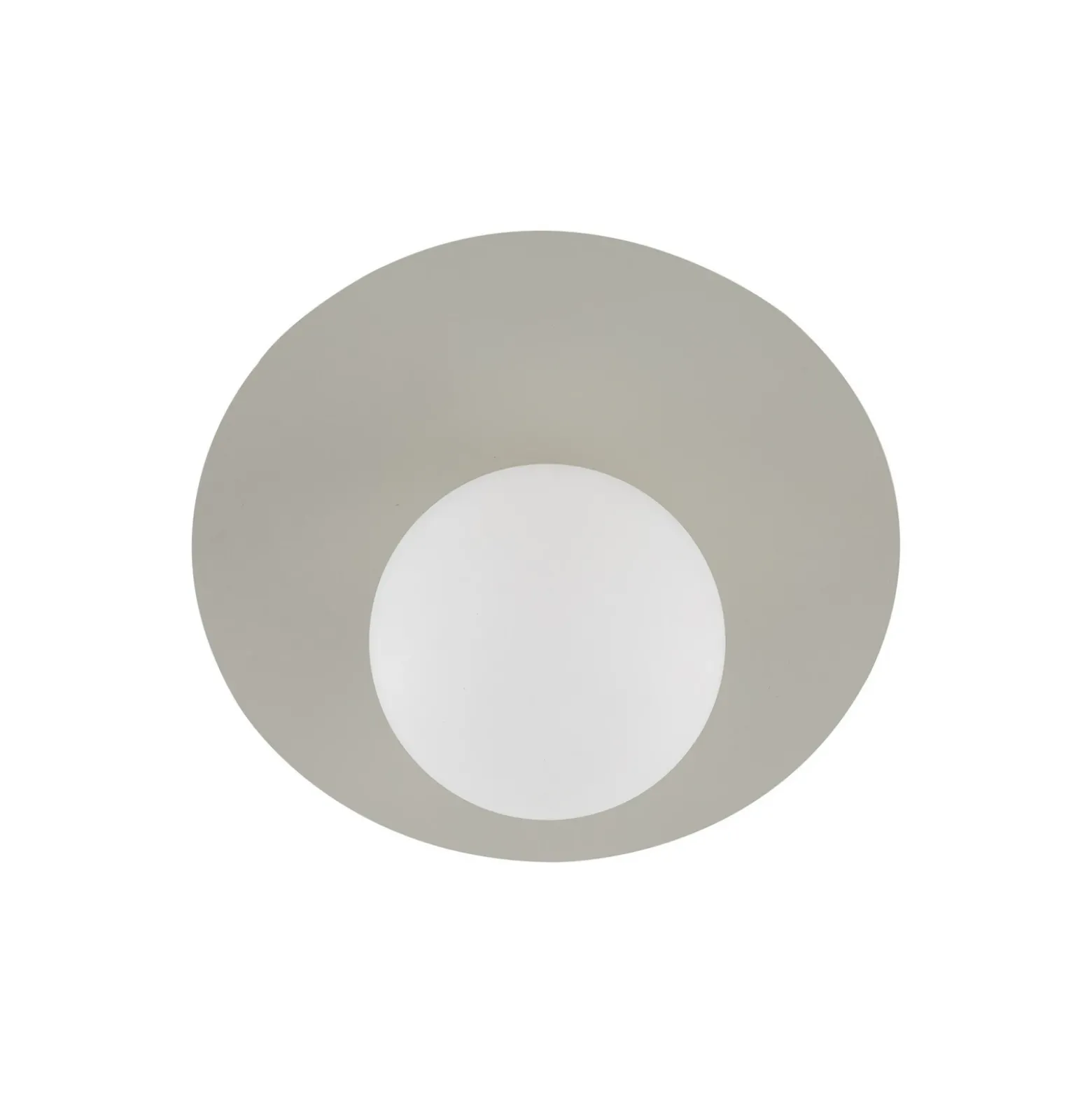 Lámpara de techo Pixie, beige, cristal, Ø 25 cm, esfera, G9