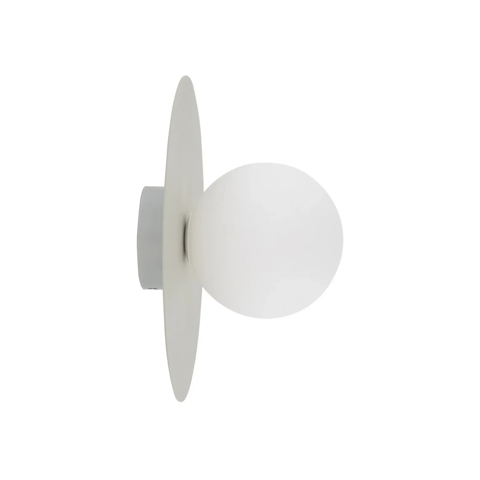 Lámpara de techo Pixie, beige, cristal, Ø 25 cm, esfera, G9