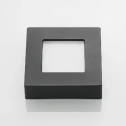 Lámpara de techo Prios LED Alette, negra, 6 W, CCT, atenuable