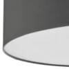 Lámpara de techo Rondo con distancia, gris Ø 60 cm