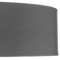 Lámpara de techo Rondo con distancia, gris Ø 60 cm