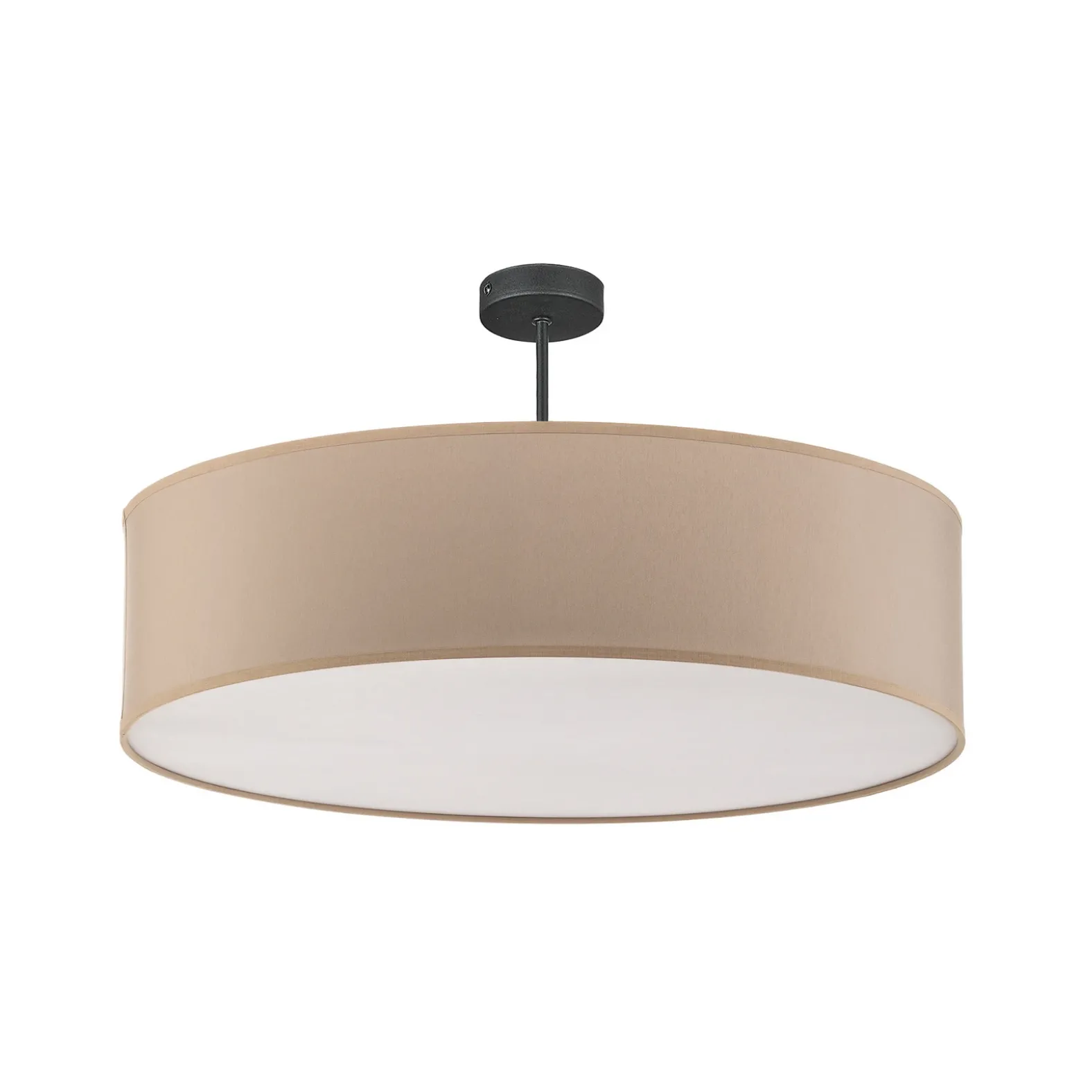 Lámpara de techo Rondo con distancia, crema Ø 60 cm