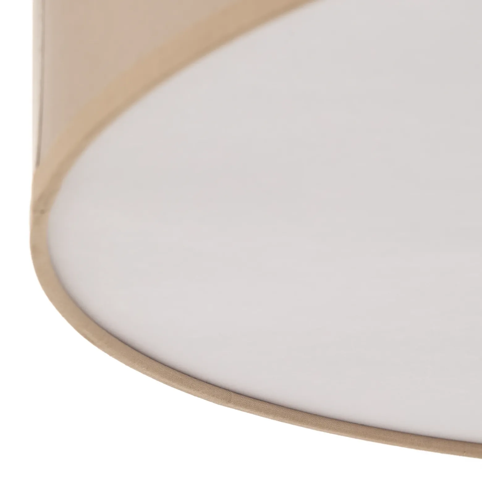 Lámpara de techo Rondo con distancia, crema Ø 60 cm