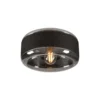 Lámpara de techo SLV Pantilo Rope 27, negro/gris/plata, cristal