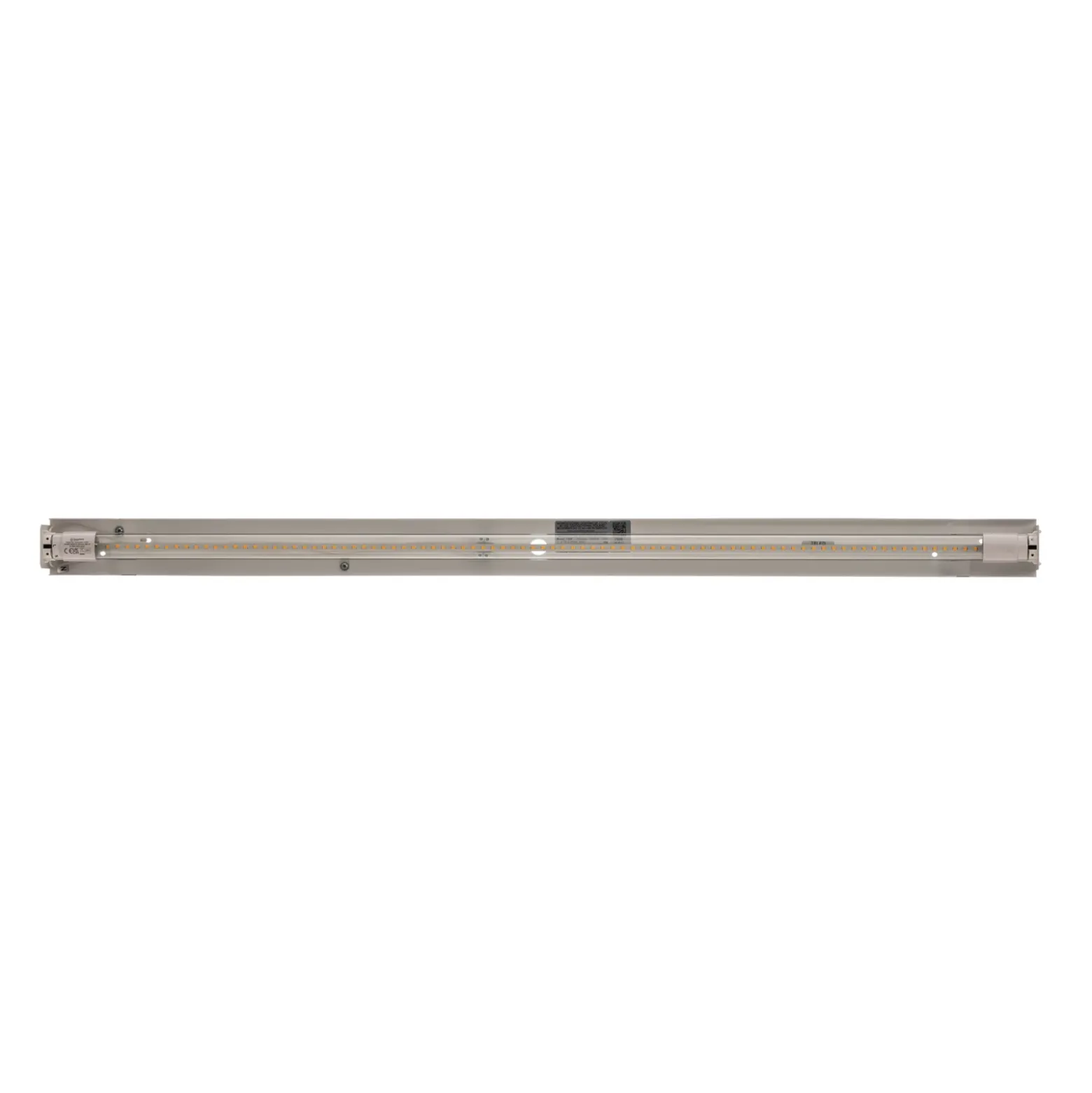 Lámpara de techo Straight, blanca, 92 cm, metal, plástico