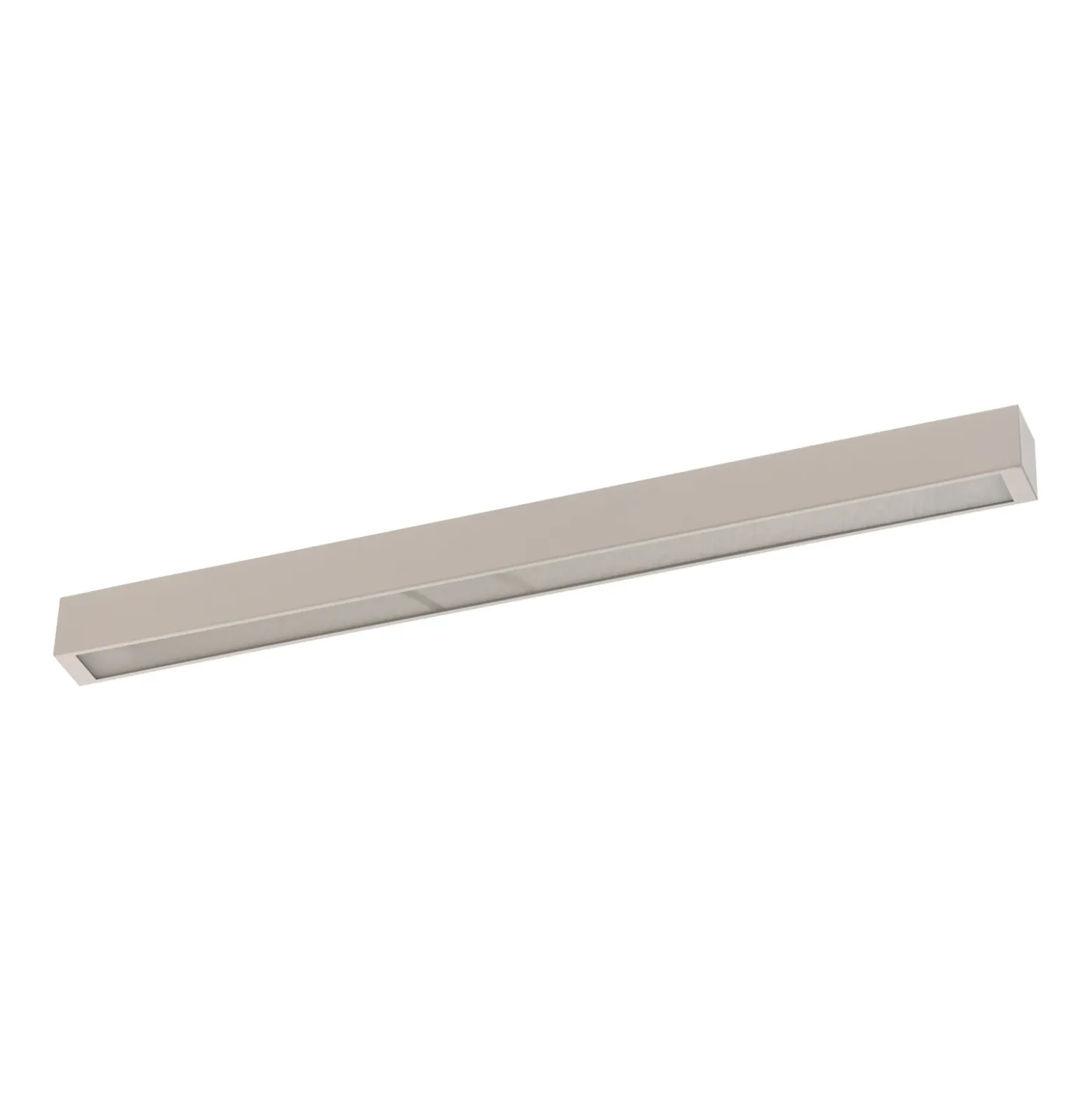 Lámpara de techo Straight, blanca, 92 cm, metal, plástico