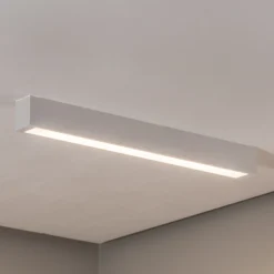 Lámpara de techo Straight blanca 62 cm