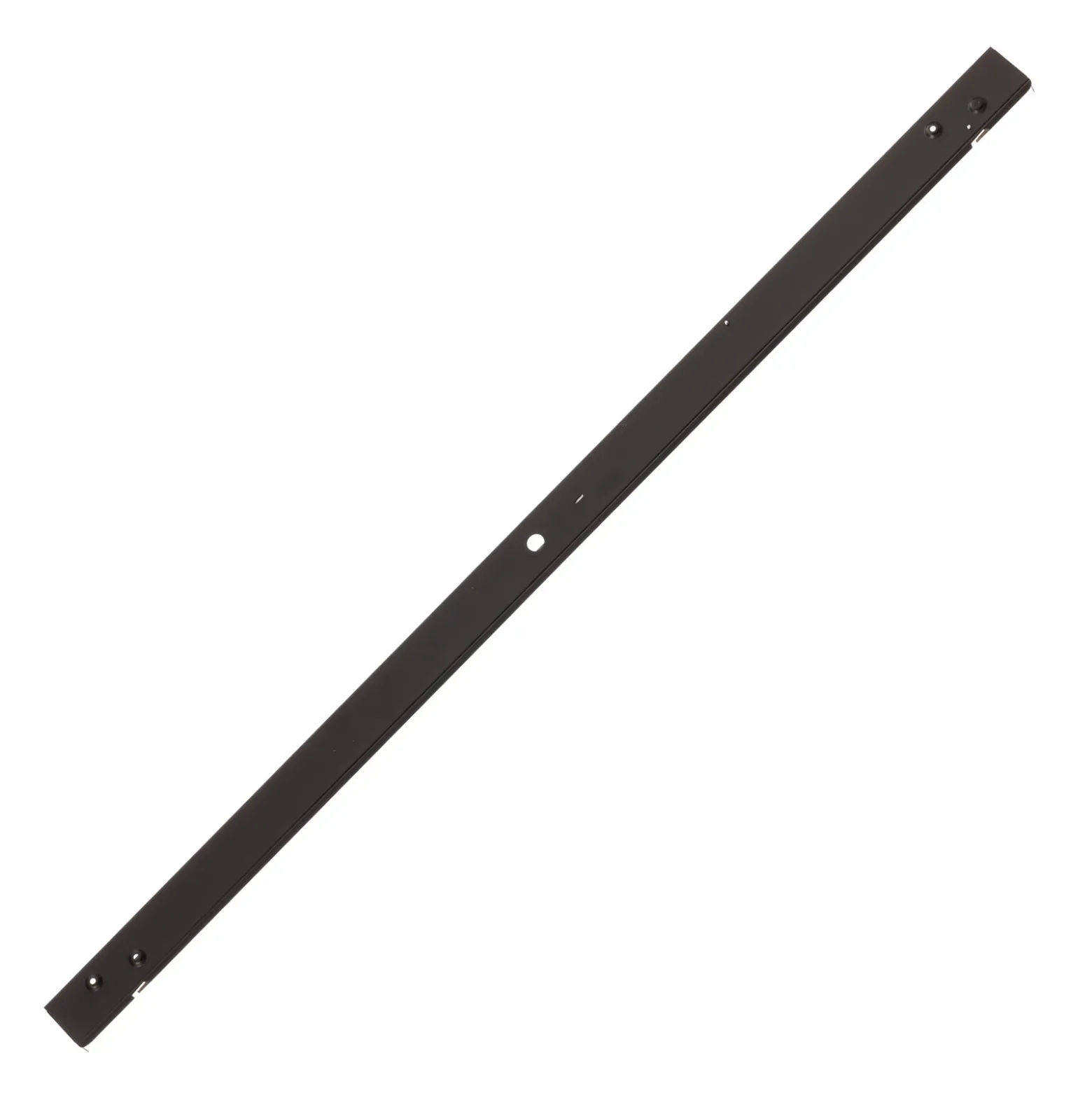Lámpara de techo Straight negra de 122 cm