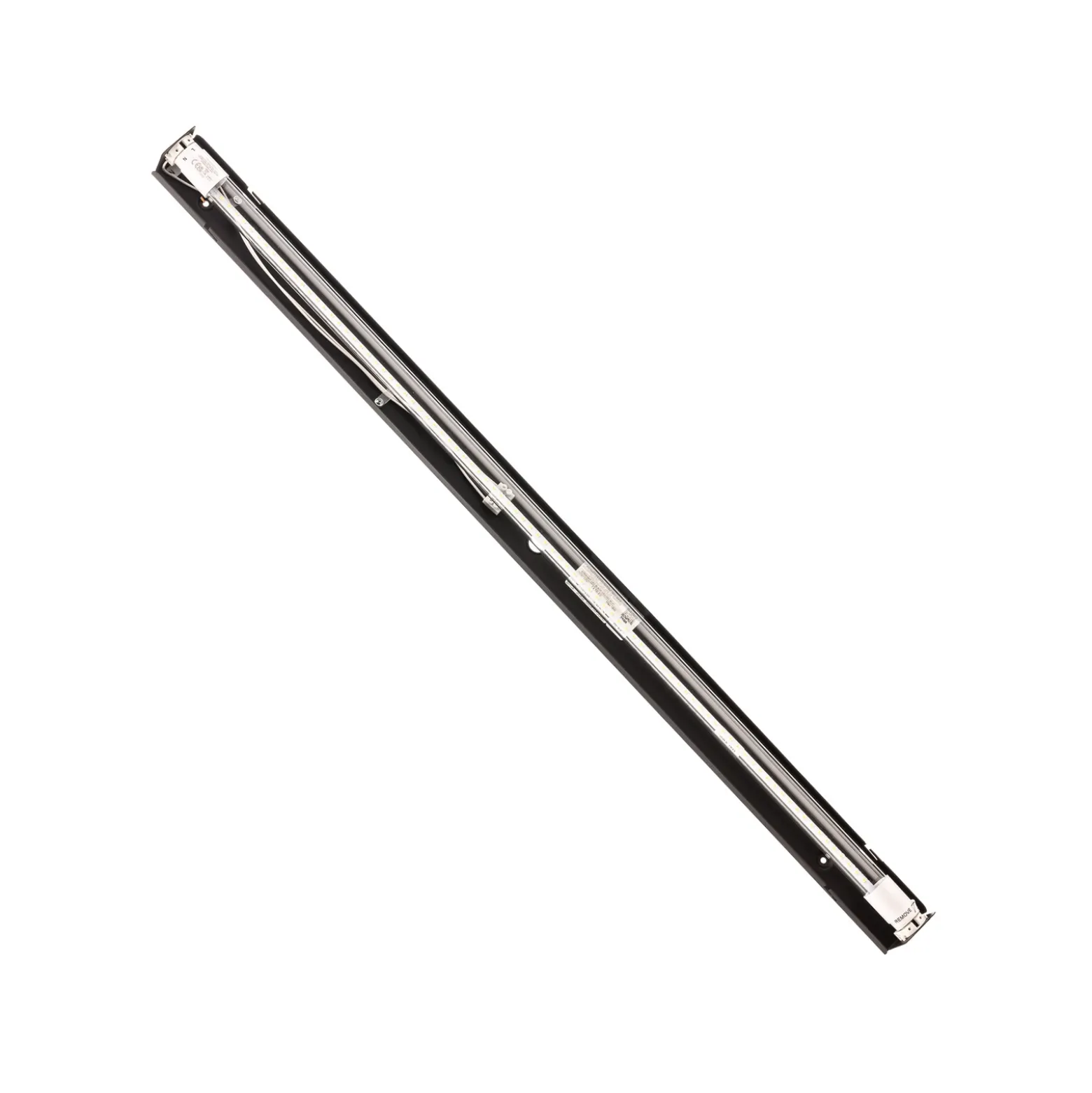 Lámpara de techo Straight negra 92 cm