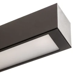 Lámpara de techo Straight negra 92 cm