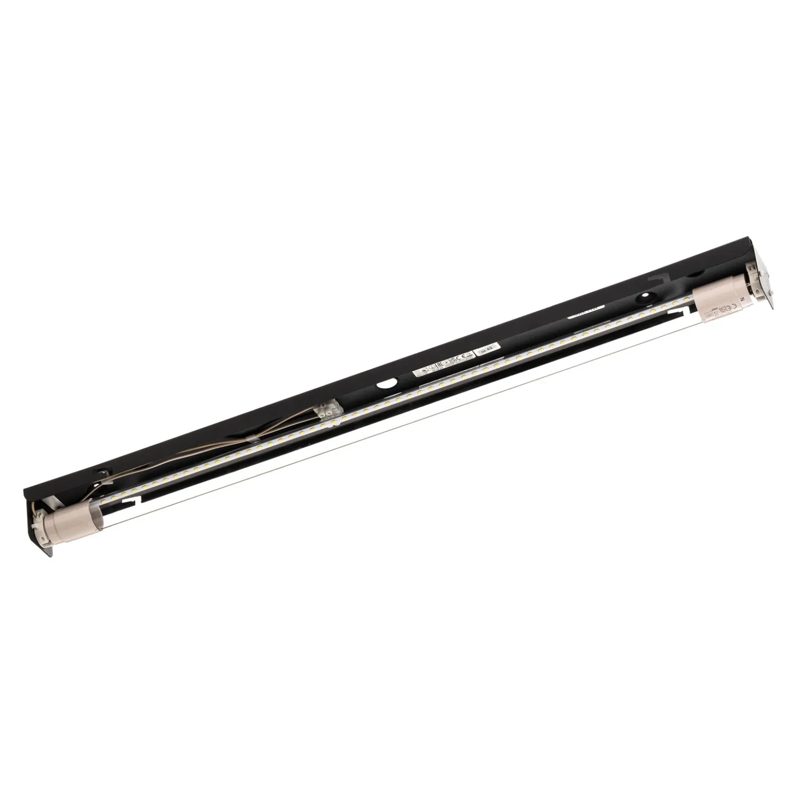 Lámpara de techo Straight negra 62 cm