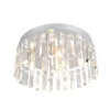 Lámpara de techo Tommaso, blanca, Ø 35 cm, plástico, IP44