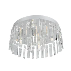 Lámpara de techo Tommaso, blanca, Ø 35 cm, plástico, IP44