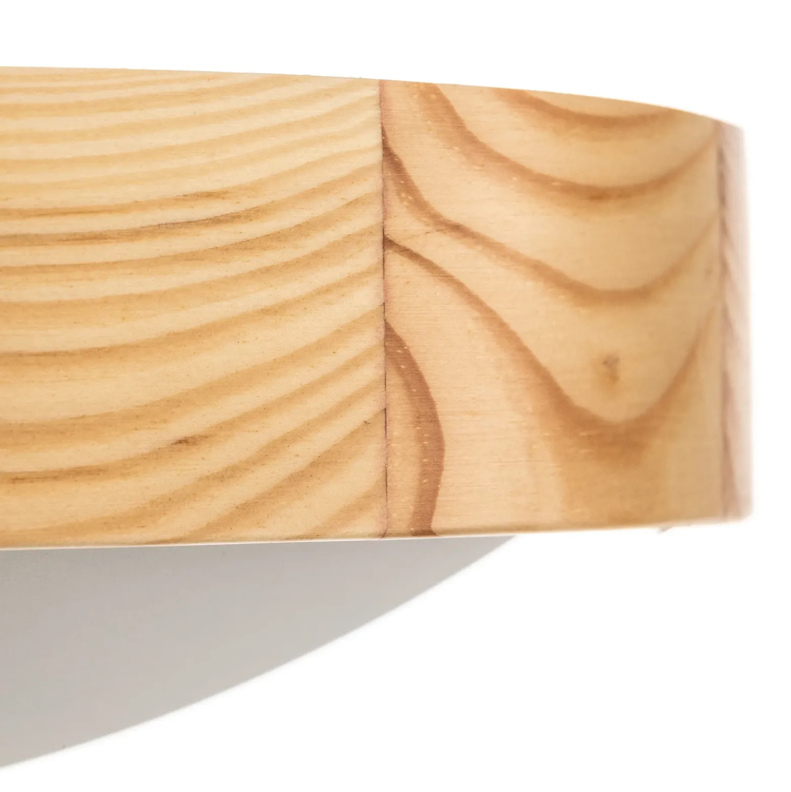Lámpara de techo Zeus, pino, madera, Ø 27 cm