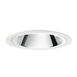 Lámpara empotrable DLS Centro de Egger, blanca, Ø 11,5 cm, 3.000 K 75°