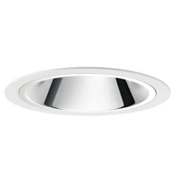 Lámpara empotrable Egger DLS Centro XL, blanca, Ø 17 cm 3.000 K 80°