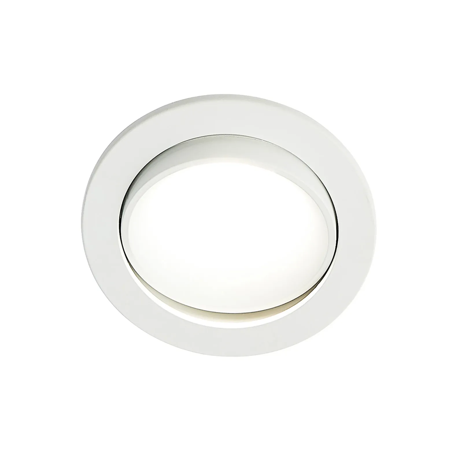 Lámpara empotrable LED Arcchio Katerin, 10 cm, blanca, orientable