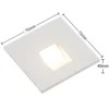Lámpara empotrable LED Arcchio Vexi, 7,5 cm x 7,5 cm, blanca, CCT