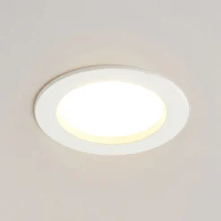 Lámpara empotrable LED Arcchio Milaine, blanca, atenuable, Set de 10