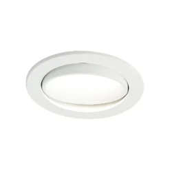 Lámpara empotrable LED Arcchio Katerin, blanca, orientable, juego de 10 unidades