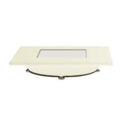 Lámpara empotrable LED blanca Klaus para cajas empotrables