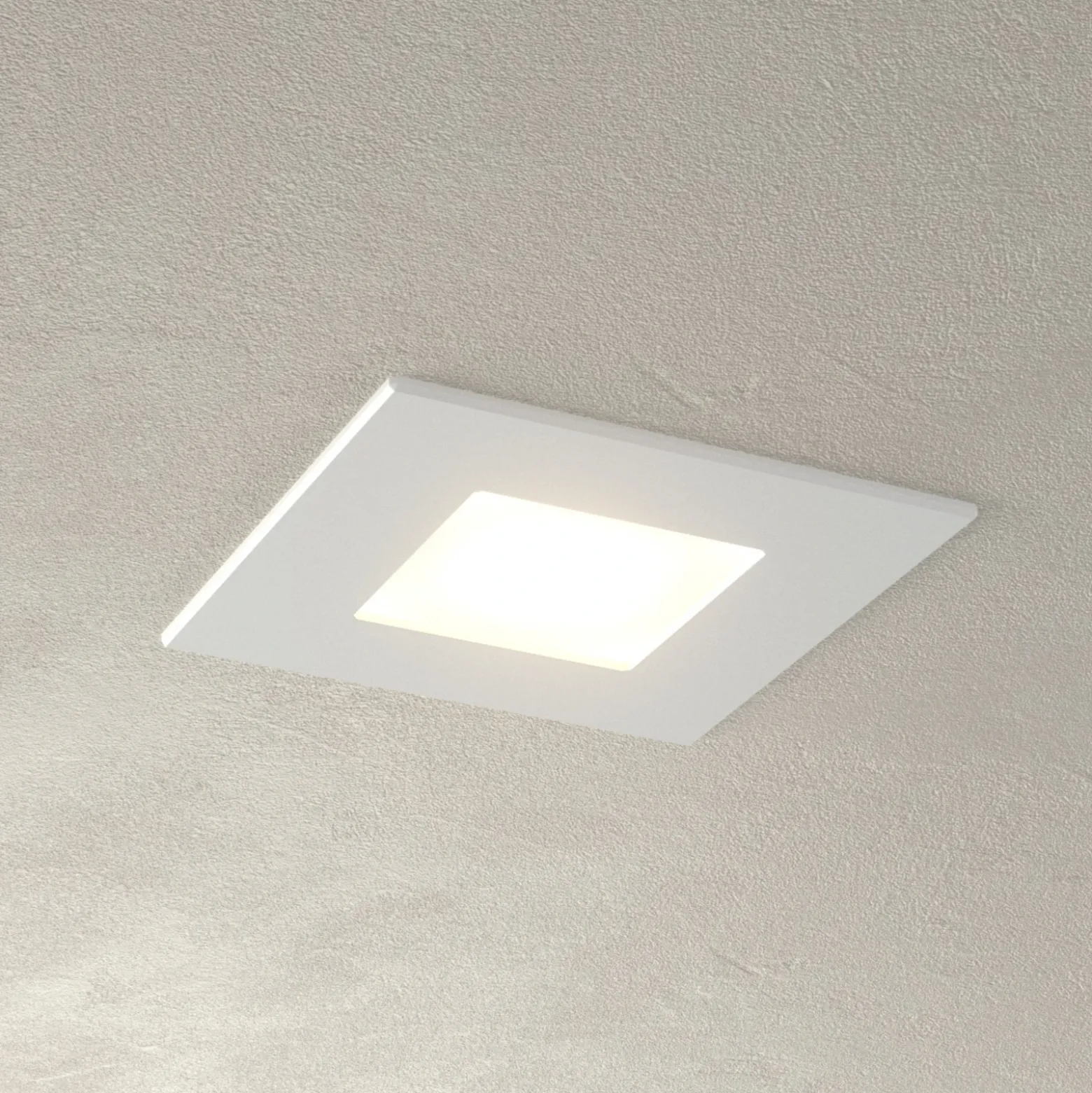 Lámpara empotrable LED blanca Klaus para cajas empotrables