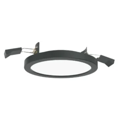 Lámpara empotrable LED LightMe Aqua Plano IP44, negra