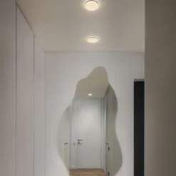 Lámpara empotrable LED OSRAM SLIM, Ø 12 cm, blanca, metal, 3.000 K