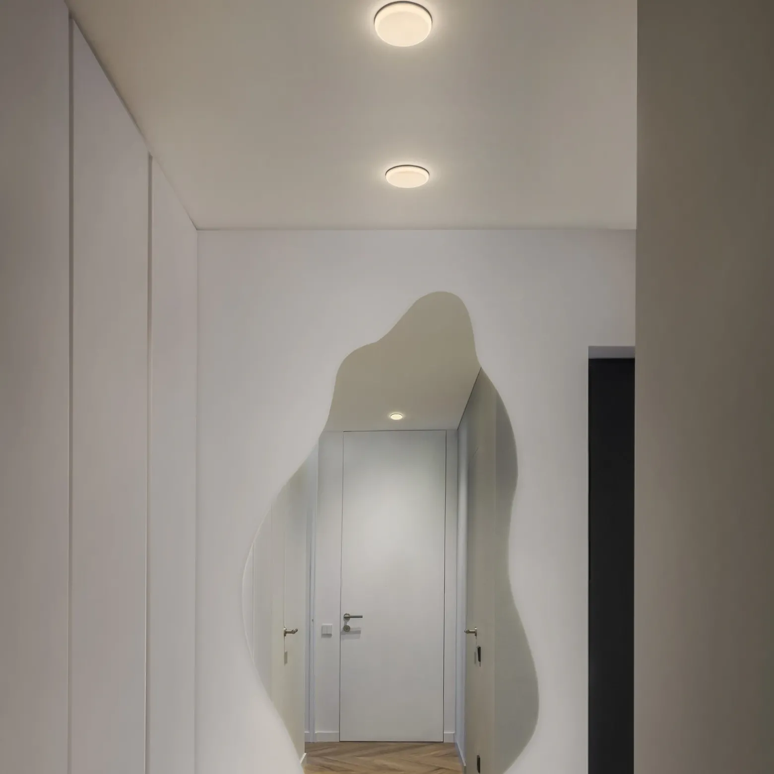 Lámpara empotrable LED OSRAM SLIM, Ø 17 cm, blanca, metal, 3.000 K