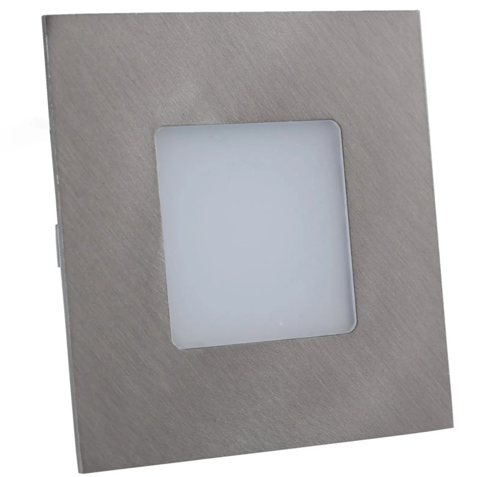Lámpara empotrable LED para cajas empotrables, plata