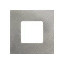 Lámpara empotrable LED para cajas empotrables, plata