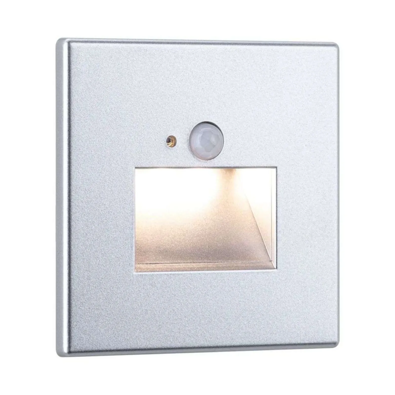 Lámpara empotrable LED Paulmann Edge Quadro Square, cromo mate