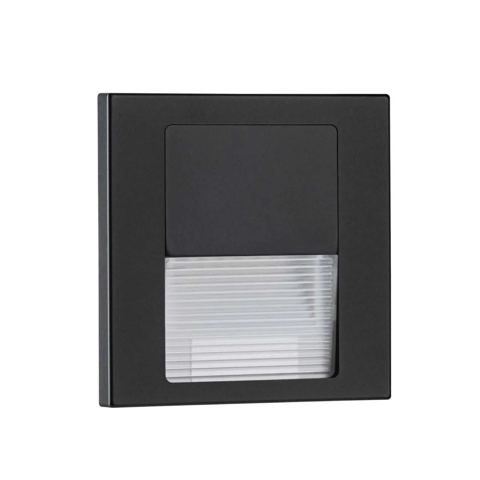 Lámpara empotrable LED Paulmann Tsaro, de plástico negro, 2700 K