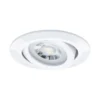 lámpara empotrable LED Paulmann, blanca, Ø 8 cm, 4,8 W, encendido/apagado,
