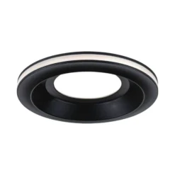 Lámpara empotrable LED Paulmann Sormus negra, Ø 10 cm, IP65, juego de 3