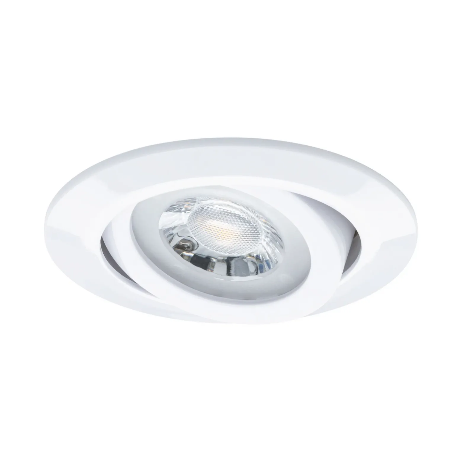 lámpara empotrable LED Paulmann blanca Ø 8 cm 4,8 W 3 niveles de atenuable,