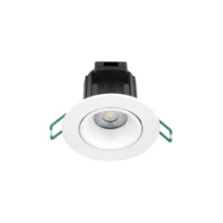 Lámpara empotrable LED Start de Sylvania, blanca, IP44, CCT, atenuable