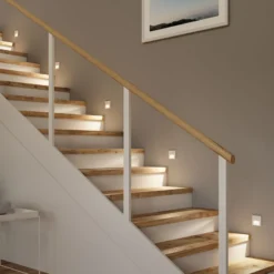 Lámpara empotrable LED Tsaro de Paulmann, blanca, plástico, 2700 K