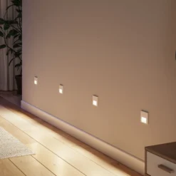 Lámpara empotrable LED Tsaro de Paulmann, blanca, plástico, 2700 K