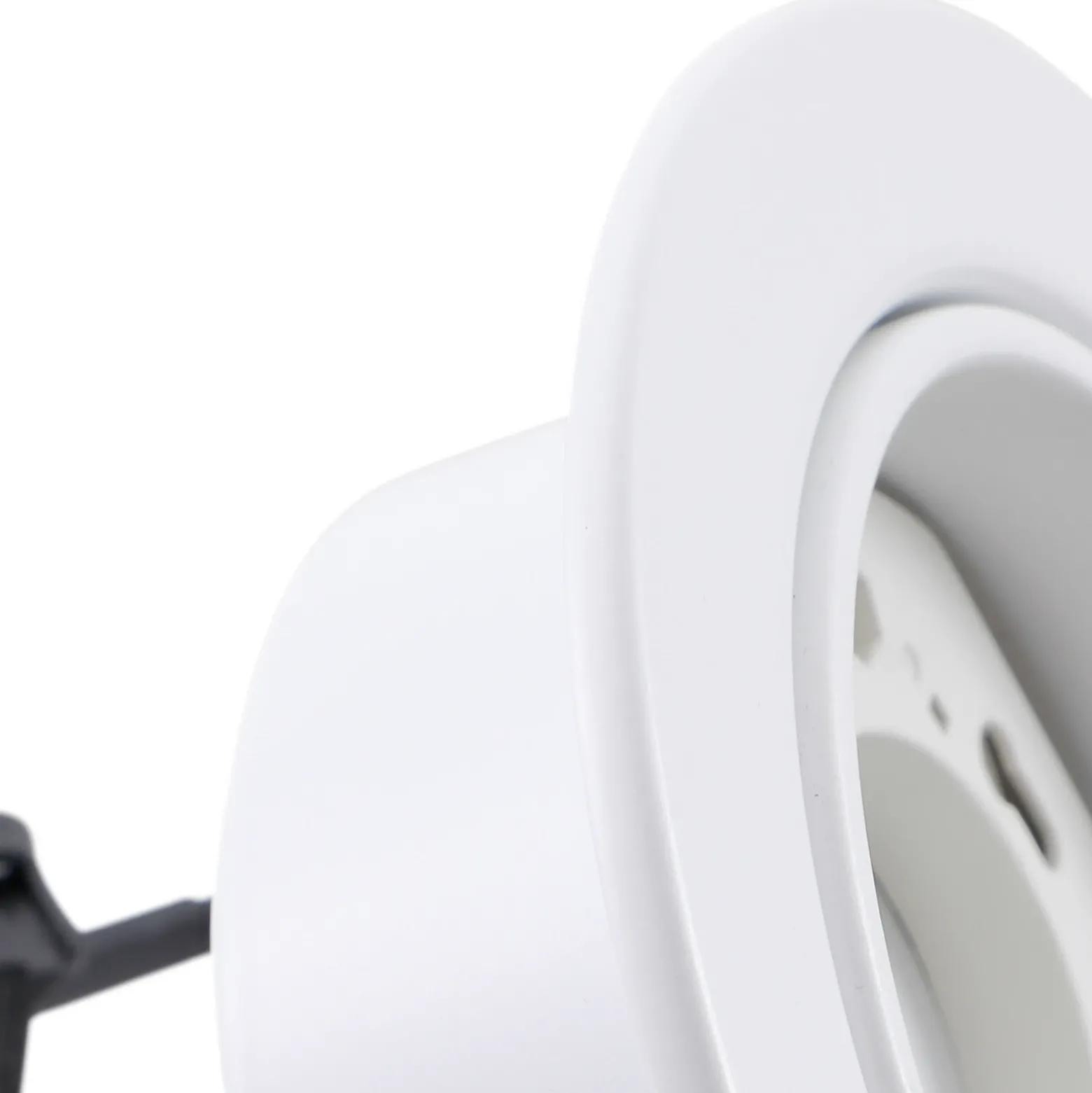 Lámpara empotrable Lindby Jyla, blanco mate, Ø 13 cm, GX53