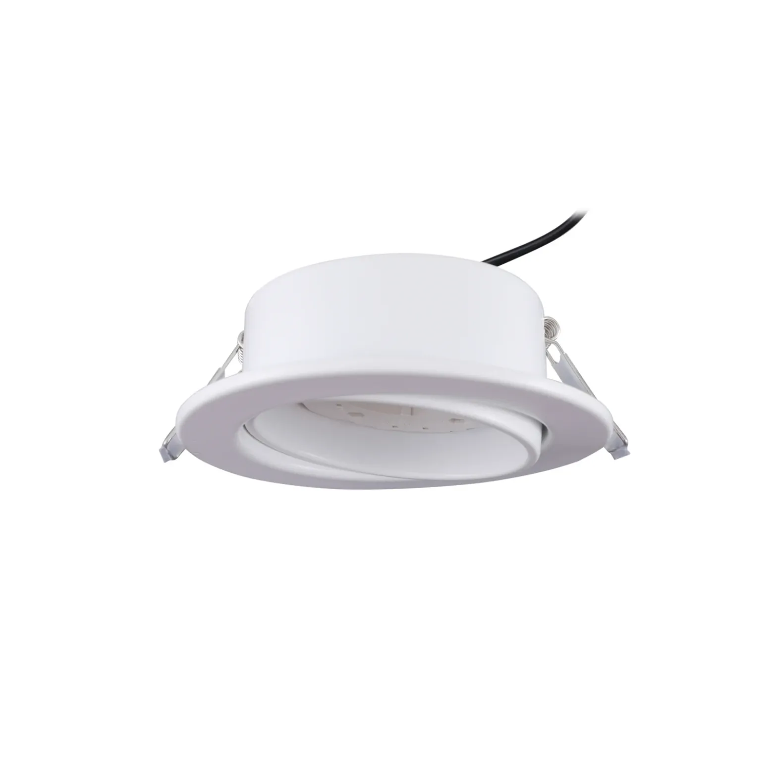 Lámpara empotrable Lindby Jyla, blanco mate, Ø 13 cm, GX53