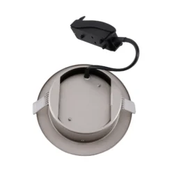 Lámpara empotrable Lindby Jyla, níquel mate, Ø 13 cm, GX53