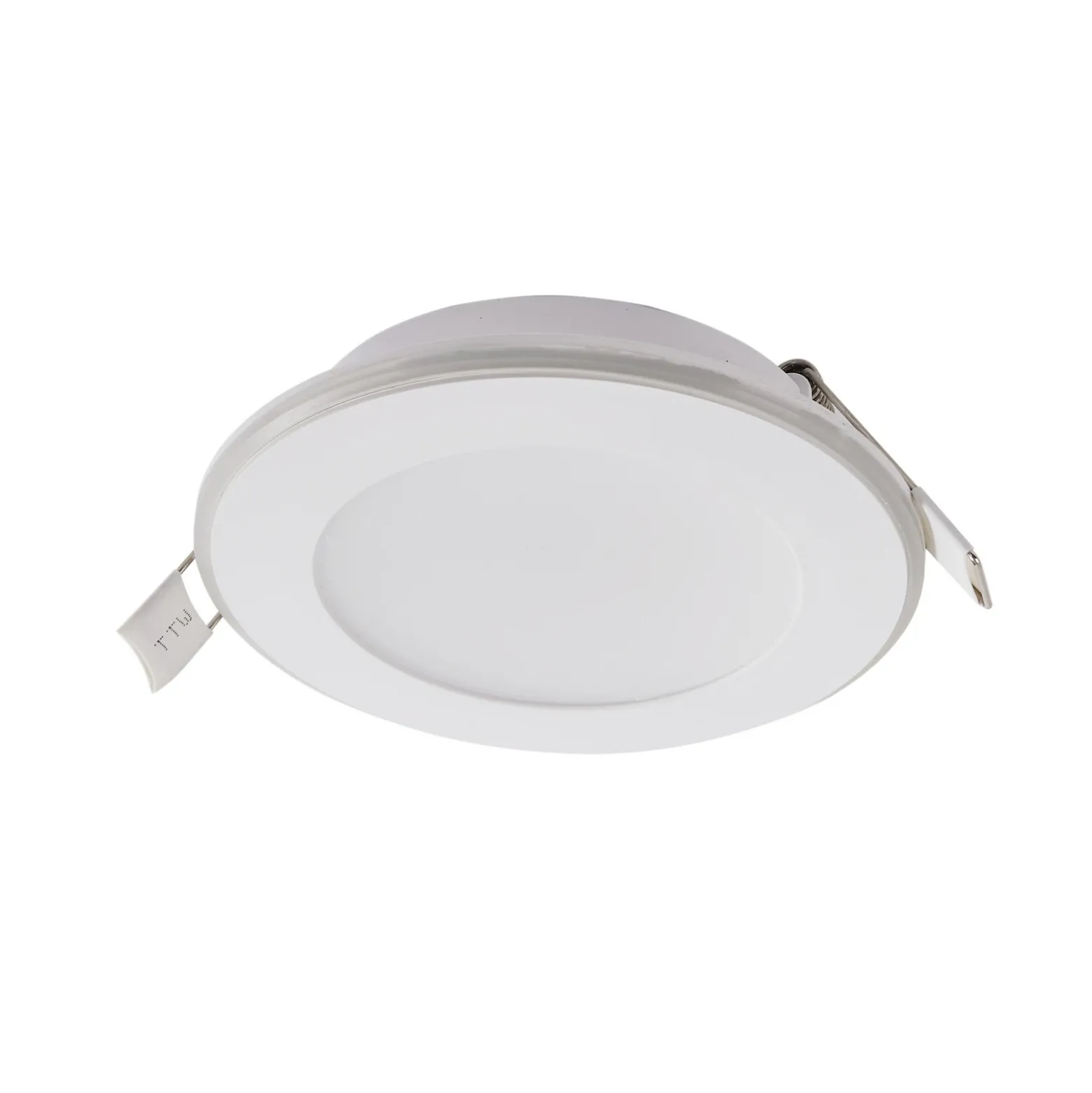 Lámpara empotrable Lindby LED Toka, 4,9 W, blanco, plástico, CCT