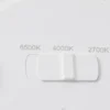 Lámpara empotrable Lindby LED Toka, 4,9 W, blanco, plástico, CCT