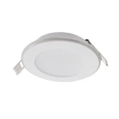 Lámpara empotrable Lindby LED Toka, 4,9 W, blanco, plástico, CCT