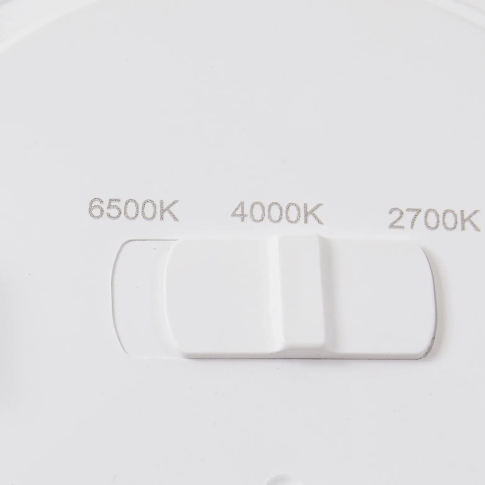 Lámpara empotrable Lindby LED Toka, 6,5 W, blanca, plástico, CCT