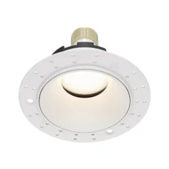 Lámpara empotrable Maytoni Share, blanco/blanco, Ø 10,2 cm, aluminio, GU10