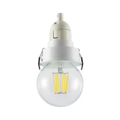Lámpara empotrable Molto Luce Willi 68R, blanca, aluminio, E27