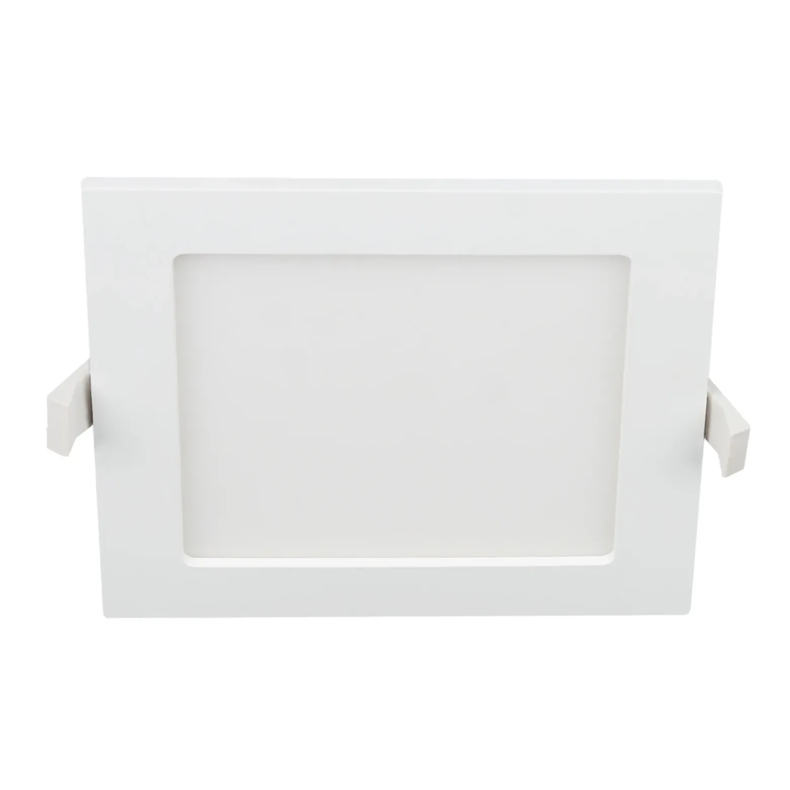 Lámpara empotrable Prios LED Helina, blanca, 22 cm, 24 W, atenuable