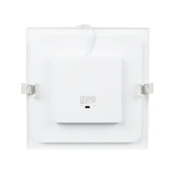 Lámpara empotrable Prios LED Helina, blanca, 22 cm, 24 W, atenuable